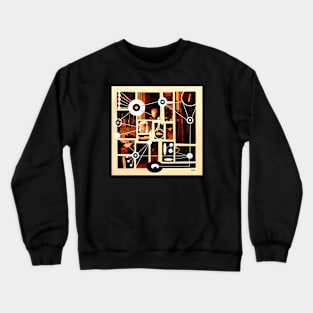 Arnolfini marriage deconstructed Crewneck Sweatshirt